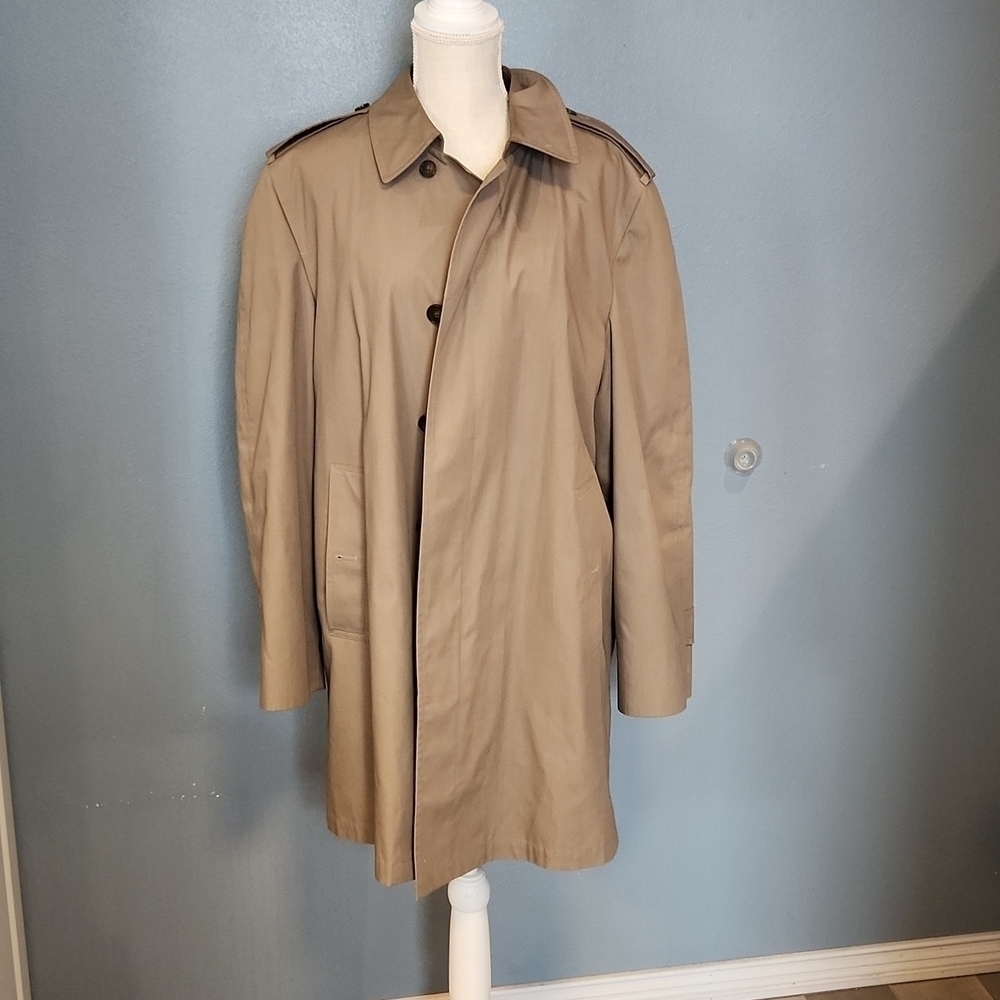 Vintage 90's London Fog Wamsutta car trench coat Thinsulate Lined